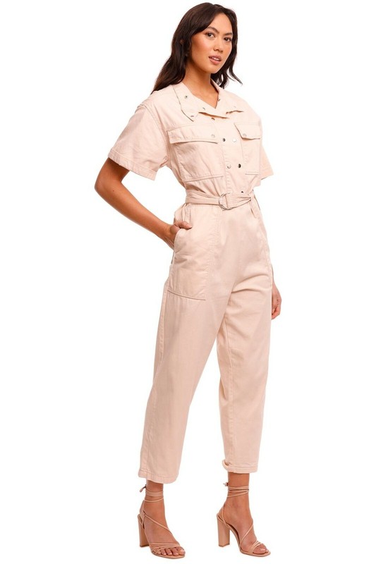 MAGALI PASCAL Dylan Jumpsuit Pockets Casual Size 10 AU RRP 429 WITH DEFECTS