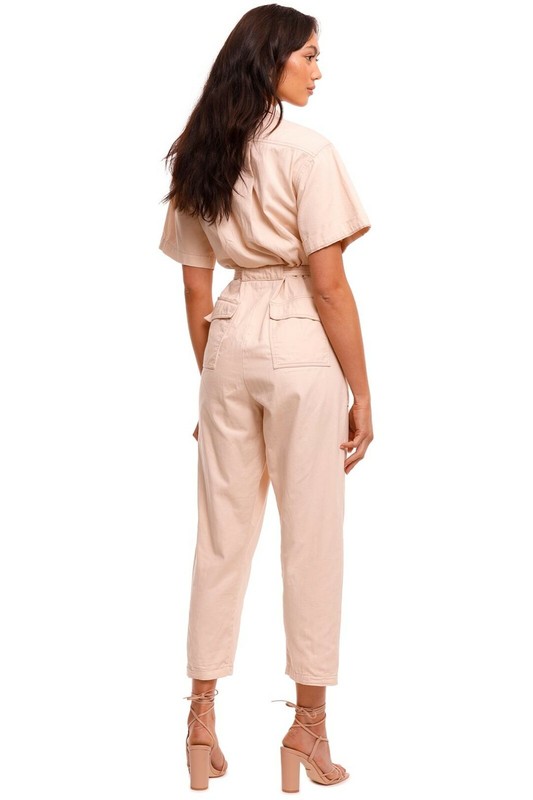MAGALI PASCAL Dylan Jumpsuit Pockets Casual Size 10 AU RRP 429 WITH DEFECTS