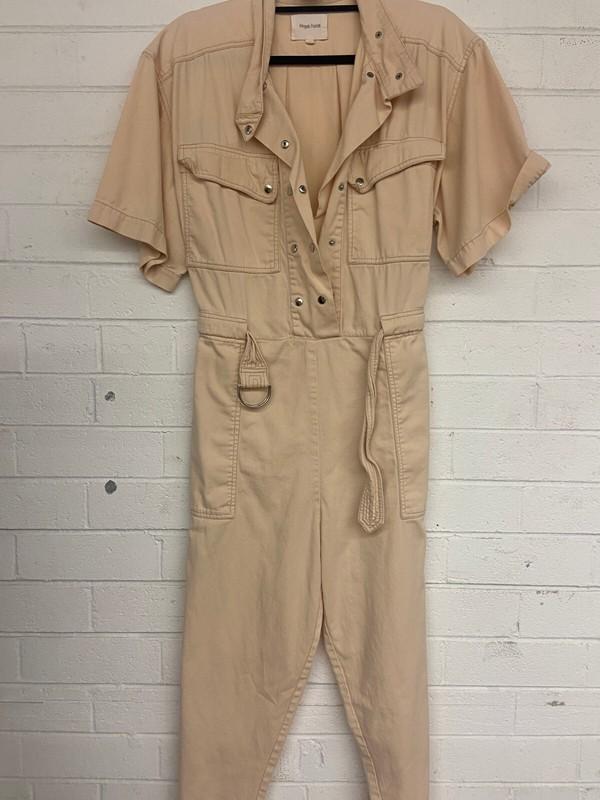 MAGALI PASCAL Dylan Jumpsuit Pockets Casual Size 10 AU RRP 429 WITH DEFECTS