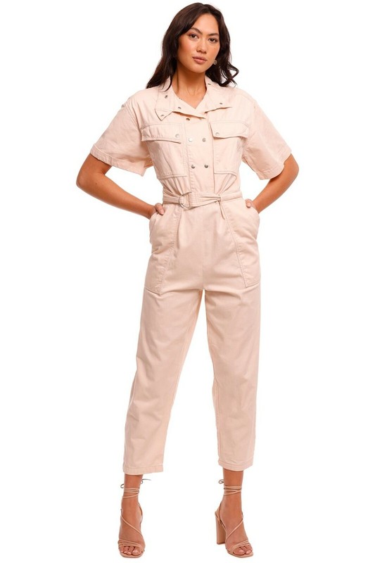 MAGALI PASCAL Dylan Jumpsuit Pockets Casual Size 10 AU RRP 429 WITH DEFECTS