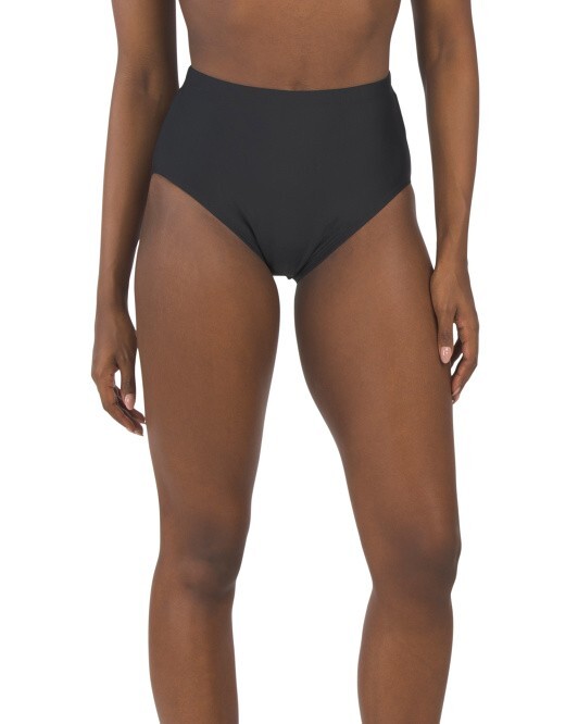 Magicsuit by Miraclesuit Womens Black Swimwear Bottoms Size 12