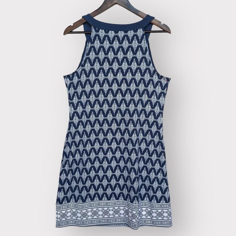 Magnolia Grace Alhambra Embroidered Trim Knit Dress Women Size M Blue Stitch Fix