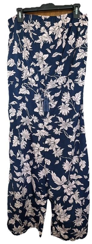 Mahina Strapless Tube Top Floral Romper With Pockets Women’s Size Medium
