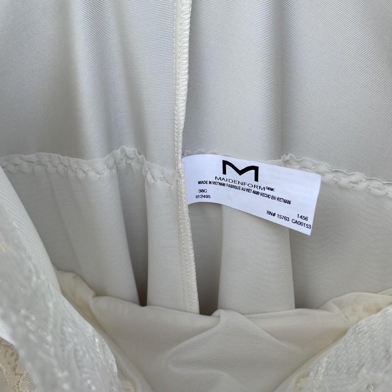 Maidenform Body Briefer All Around Lace Shape Wear Firm Control Unlined Size 38C
