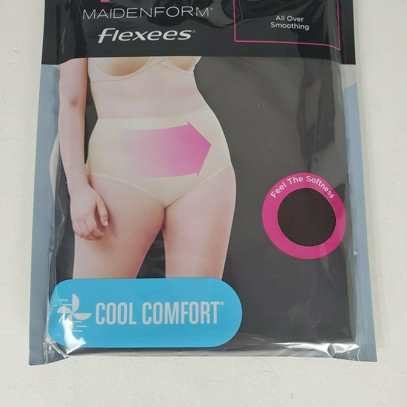 Maidenform Flexees Women's Brief Cool Comfort Size Small Dark Brown New Sealed