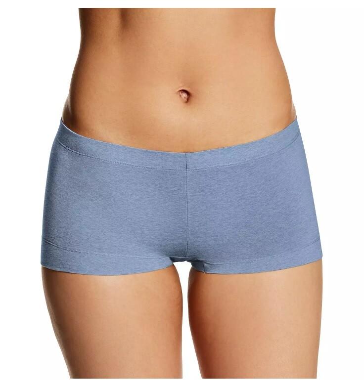 Maidenform Women's Underwear Cotton Blend Lavender Dots Dream Boyshort Panty