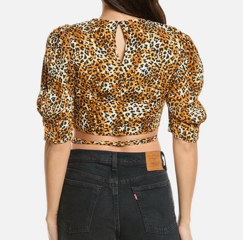 MAJE Leopard Top NWT$265 Size FR 1/US S