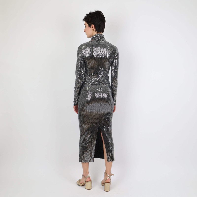 Maje Silver Jumpsuit UK Size 8