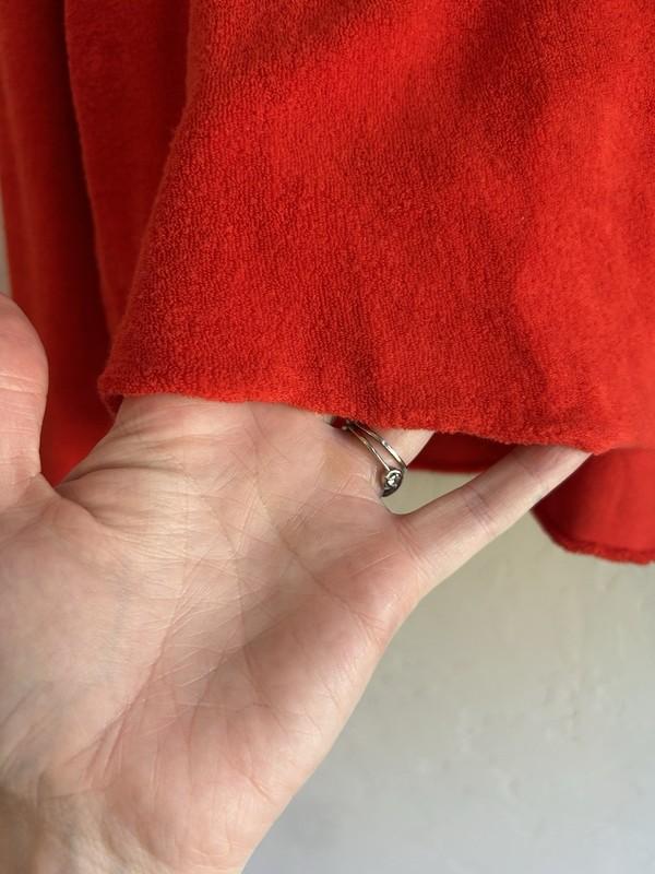 Majestic Filatures Chenille Hoodie Scarlet Red Luxury 2 S Capsule Paris Relaxed