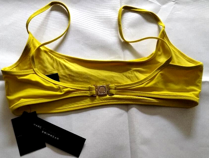 Marc Jacobs Swimwear Disco Yellow Swim Top Size S/P