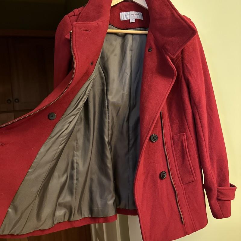 MARC NEW YORK By ANDREW MARC Small Wool Peacoat- Size 4 Great Condition
