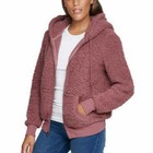 Marc New York Cozy Fleece Full Zip Hooded Jacket I64