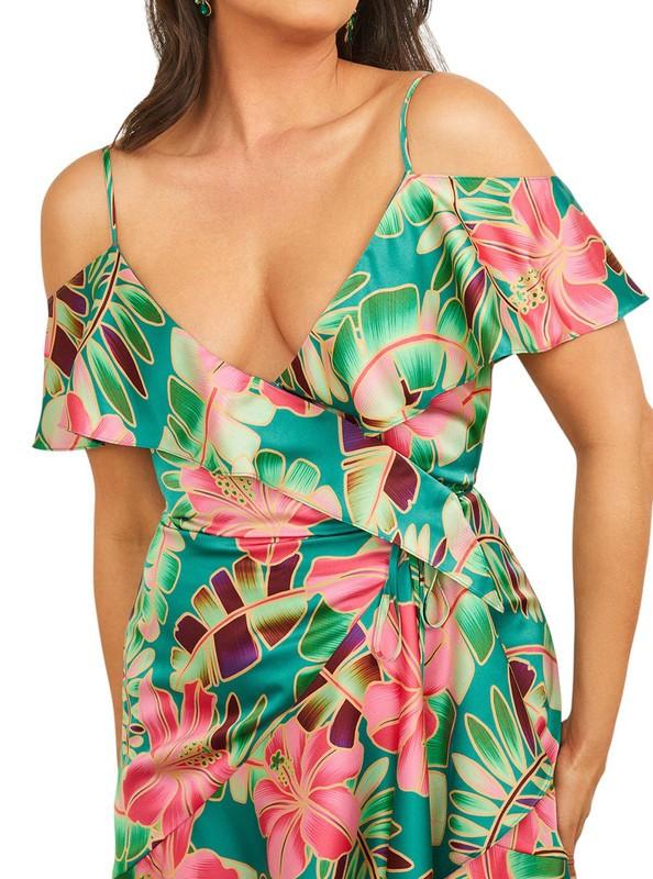 Marciano By Guess Women's Paradiso Wrap Midi Dress
