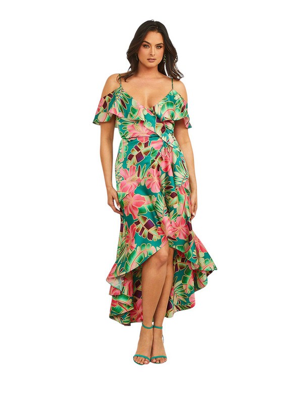 Marciano By Guess Women's Paradiso Wrap Midi Dress