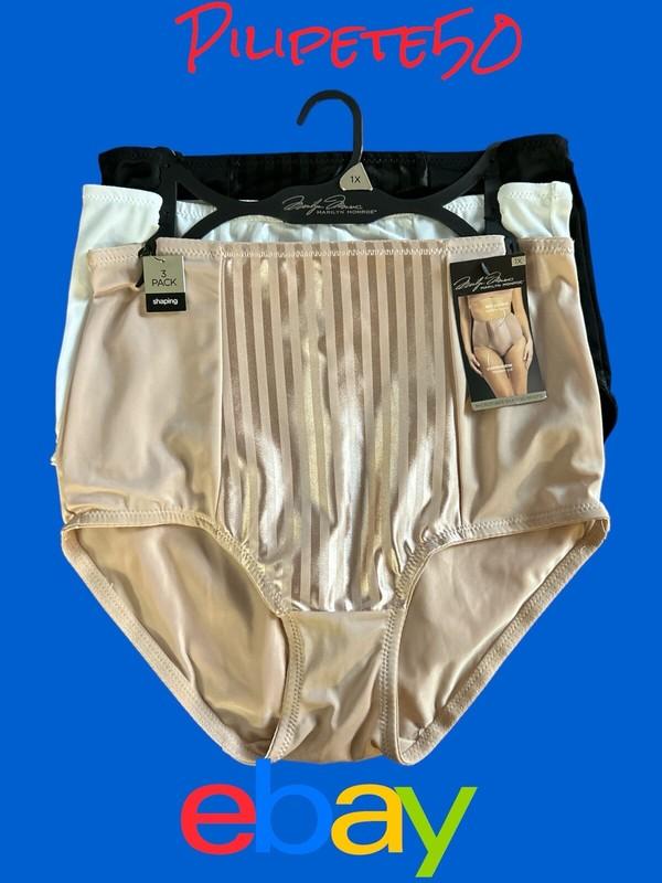 MARILYN MONROE~ 3 Pack MICROFIBER SHAPING BRIEFS ~MM7048~ALL SIZES~GREAT FIT