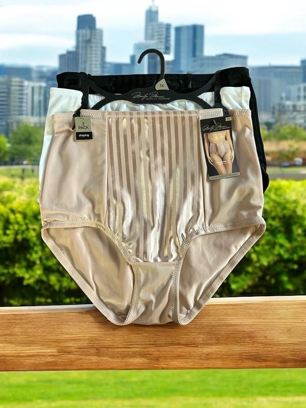 MARILYN MONROE~ 3 Pack MICROFIBER SHAPING BRIEFS ~MM7048~ALL SIZES~GREAT FIT
