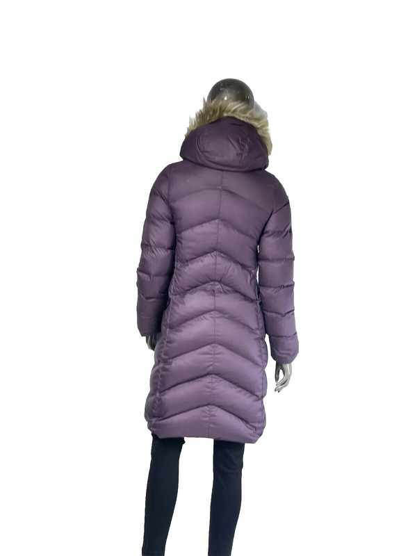 Marmot Montreaux Women's Coat Purple Size X-Small 700 Fill Fur Trim Hood