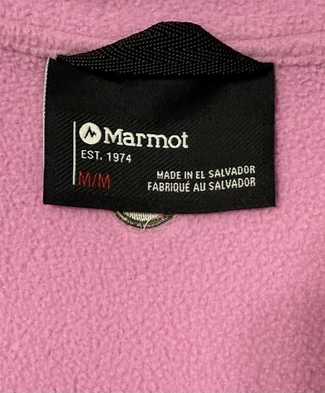 Marmot Rocklin Full Zip Fleece Jacket - Women's Size Medium Pink