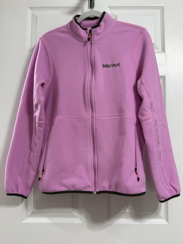 Marmot Rocklin Full Zip Fleece Jacket - Women's Size Medium Pink