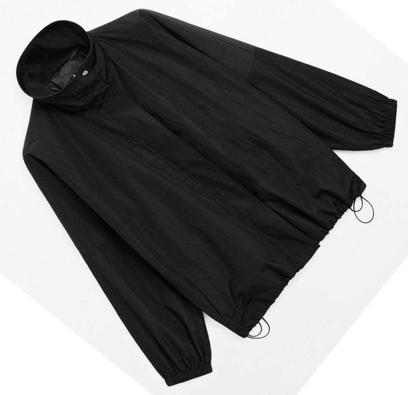 MASSIMO DUTTI NEW WOMAN High Neck Technical Puffer Jacket BLACK S M L 6784/509