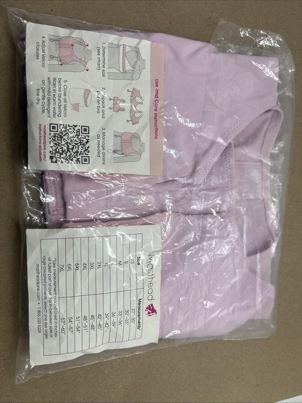 Masthead Size XL Elizabeth Pink Surgical Bra Style 042