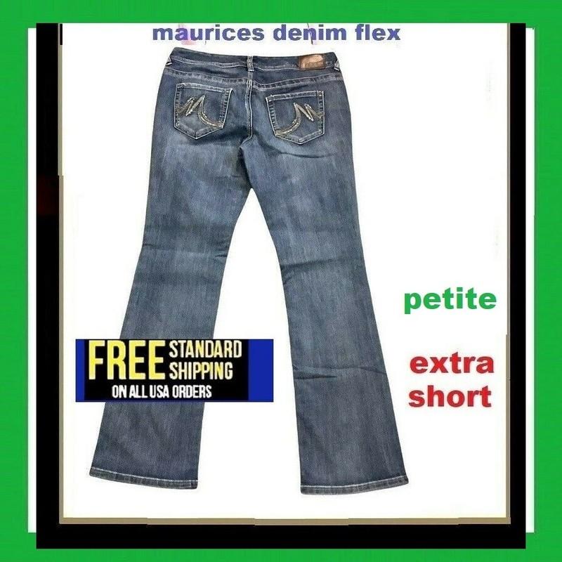 Maurices Flex Jeans Womens Plus Size Bootcut Jean Extra Short / Short Regular