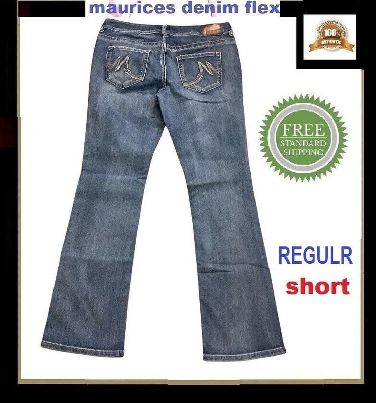 maurices flex jeans Womens Plus Size bootcut jean extra short / short regular