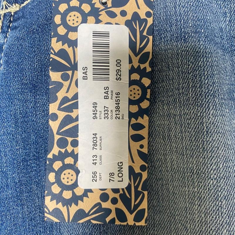 Maurices Womens Original Fit Kaylee Bootcut Jeans Long 7/8 Medium Wash Denim NWT