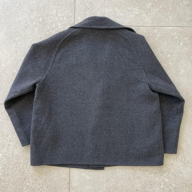 Max Mara Virgin Wool Angora Short Jacket Gray Women’s Size 4 Coat Small
