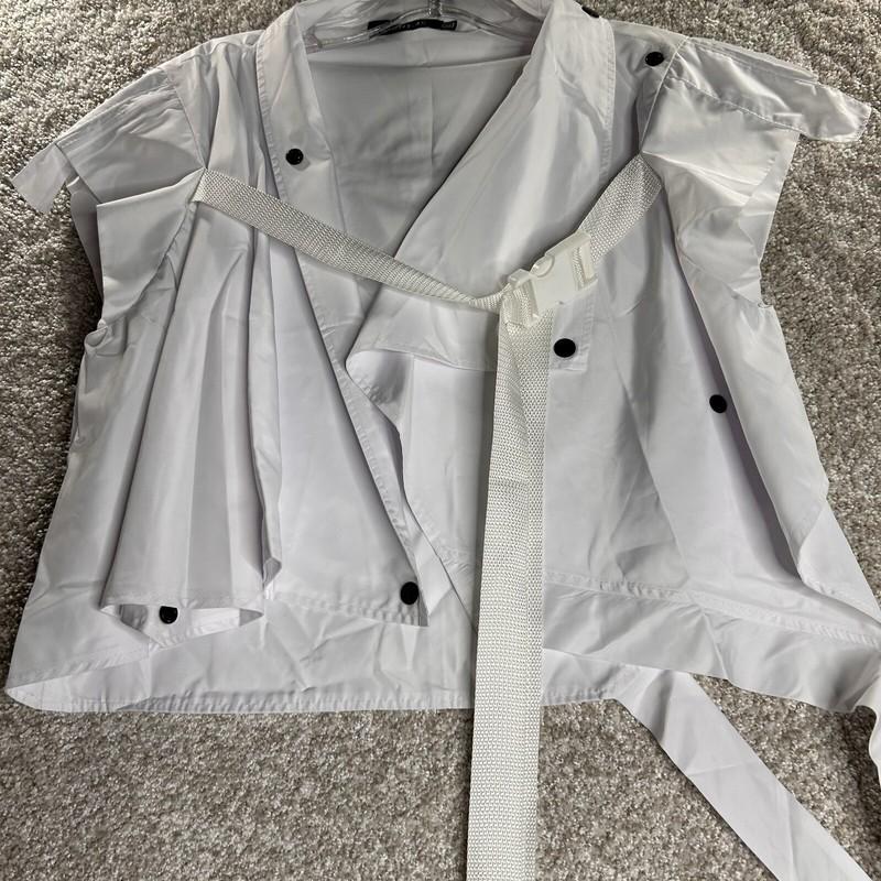 Mdnt 45 Top Cropped Jacket Women’s Size Xs White