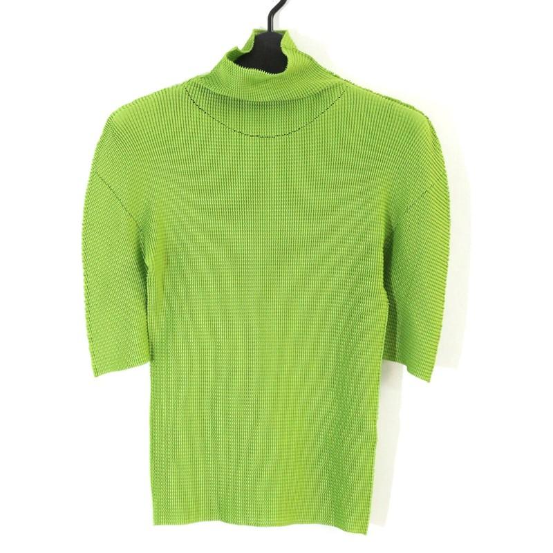 Meisy Miyake A-POC Inside Stretch Pleated High Neck Top Japan
