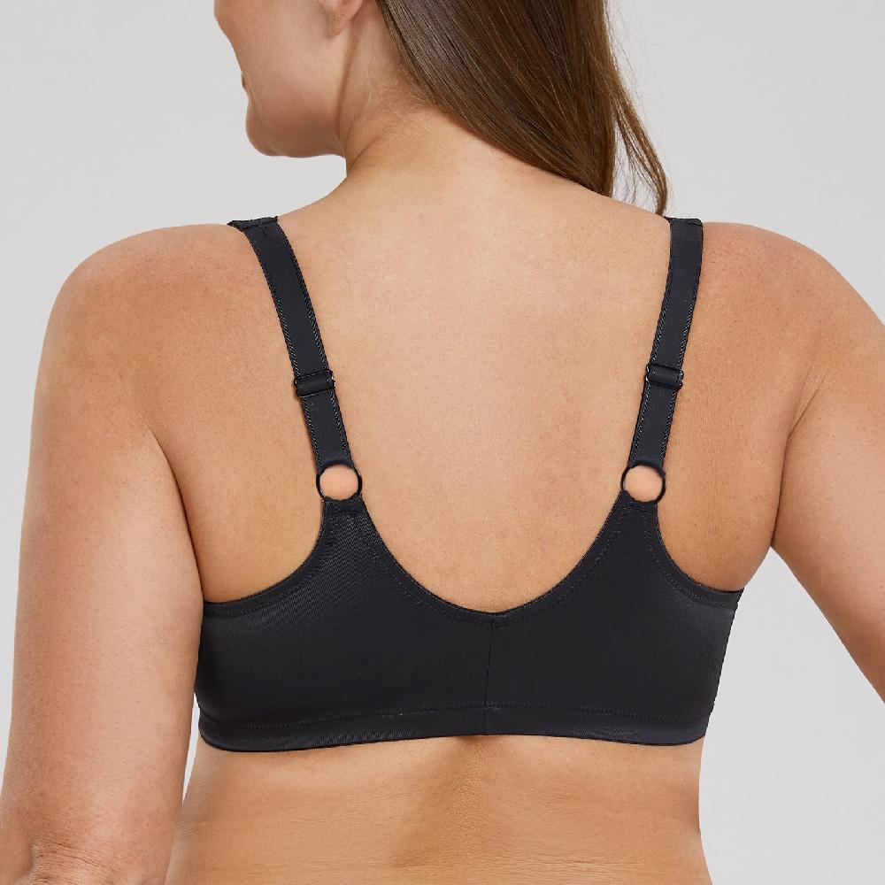 MELENECA Women S Plus Size Front Closure No Padding Lace Underwire Bra Black