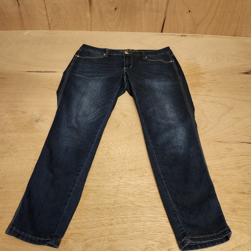 Melissa McCarthy Seven7 Classic Slim Leg Jeans Womens Size 16 Plus Curvy