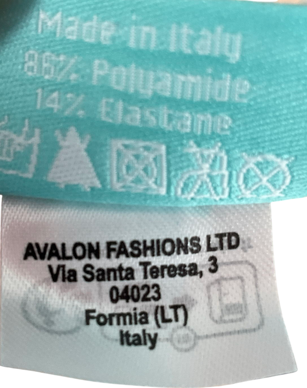 Melissa Odabash Brown Costa Top Cheetah Print UK 8
