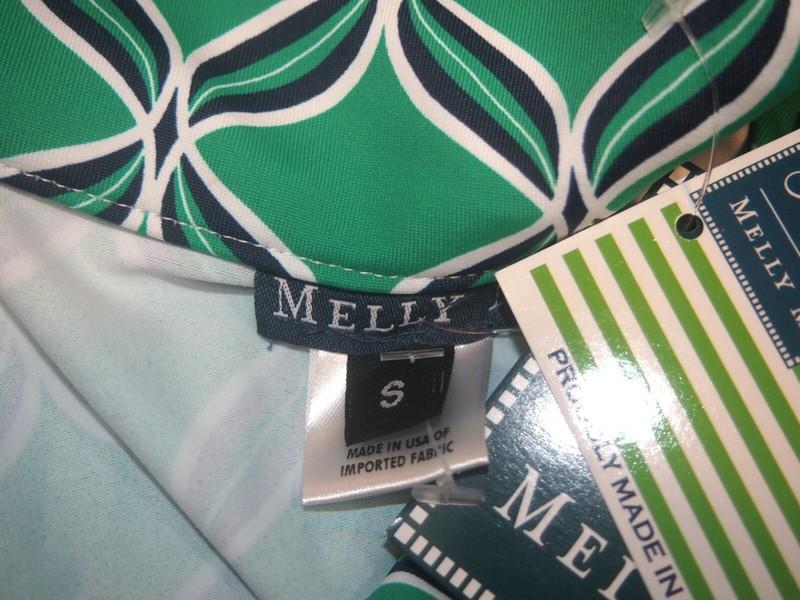 Melly M Long Sleeve Zip Front Dorset Dress NWT Size Small $195 Hannah Green
