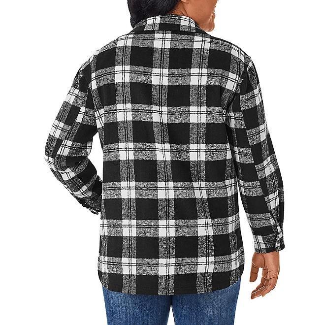 Member's Mark Women's Plaid Shacket Size XS Black
