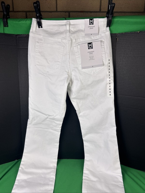 Member's Mark Women's Straight Jeans Size 4 White