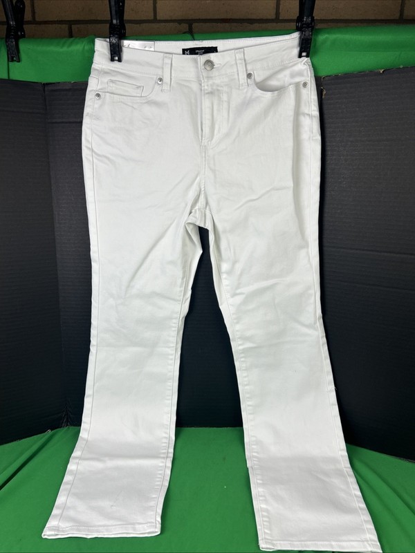 Member's Mark Women's Straight Jeans Size 4 White