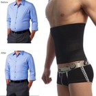 Men Fat Burner Tummy Tuck Belt Body Shaper Girdle Belly Slim Waist Trainer Band