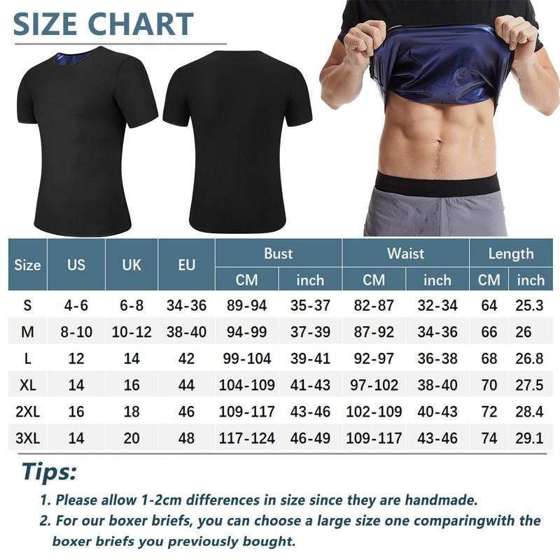 Men's Sauna Vest Heat Trapping Sweat Waist Trainer Body Shaper - Gym Workout Top