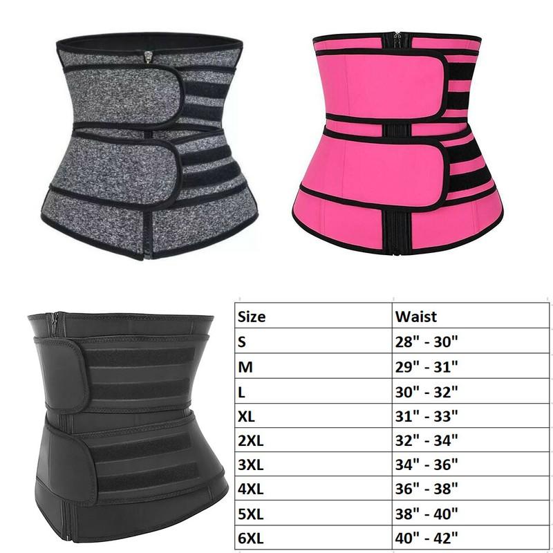Men Waist Trainer Body Training Shaper Sweat Belt Tummy Control Cincher Girdle