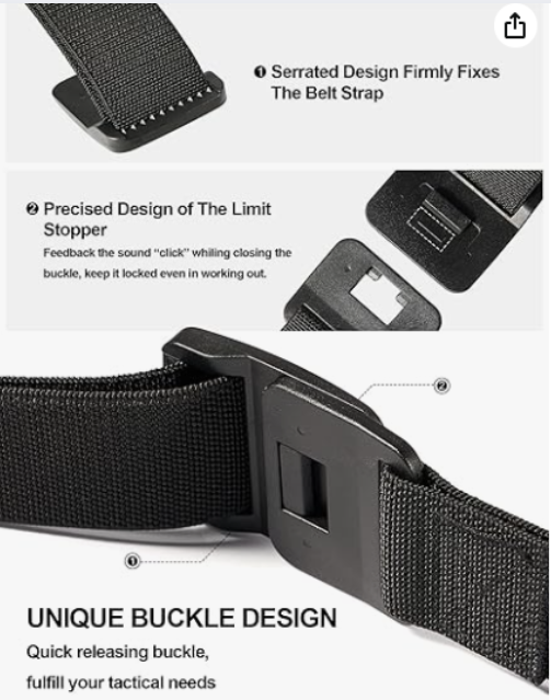 Mens Stretch Web Belt Mens Casual Belt For Jeans Golf Or The Hiking Width 1.5"