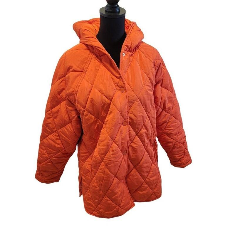 MEROKEETY Women’s Winter Coat Puffer Jacket Oversized NWT