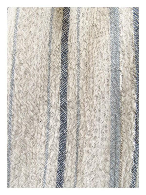 MICHAEL Michael Kors Women's Striped One-Shoulder Jumpsuit (L Chambrey)