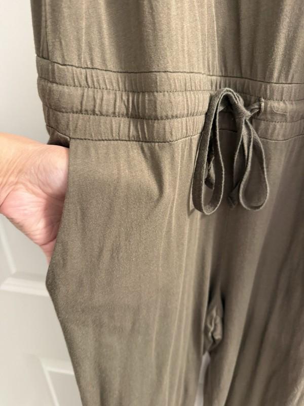 Michael Stars Tank Cropped Jumpsuit Size L