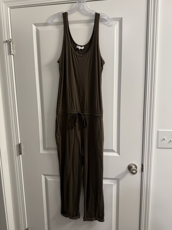 Michael Stars Tank Cropped Jumpsuit Size L
