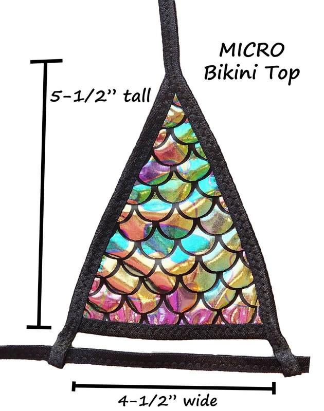 MICRO Bikini Harley Davidson Fabric - ONE SIZE - Pls Read Desc - Made To Order