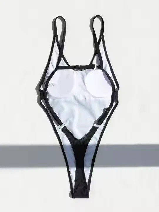 Micro Thong Monokini One Piece G-String Swimsuit Sexy High Cut Leg Beachwear