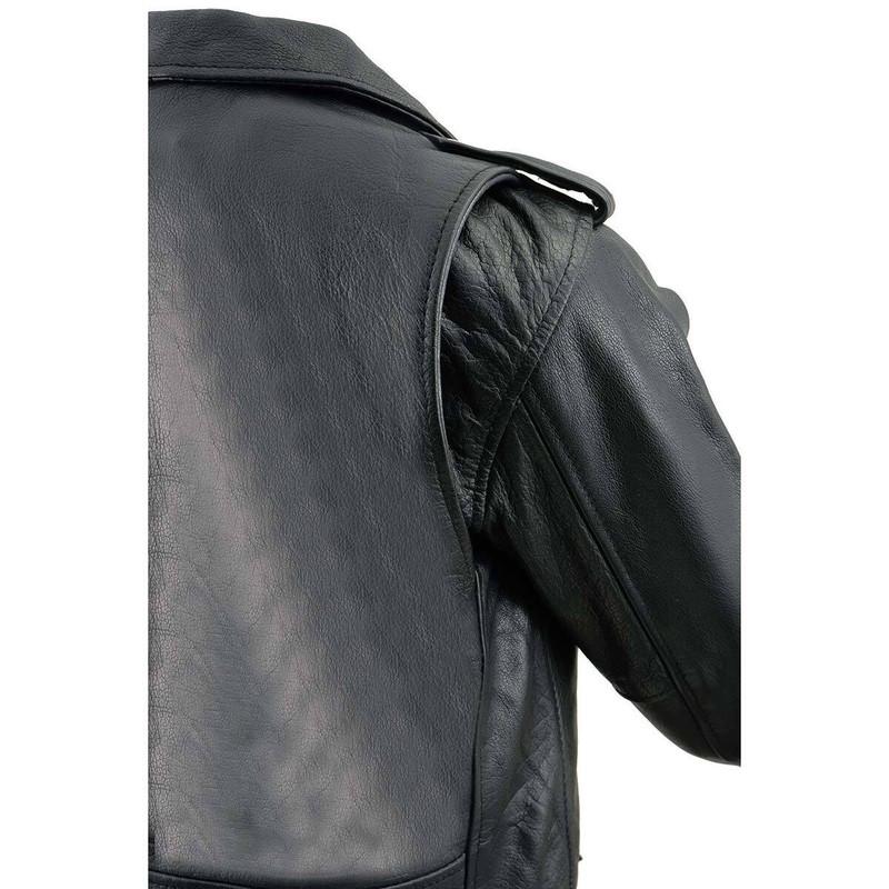 Milwaukee Leather LKL2701 Women's Leather Motorcycle Rider Jacket W/Built-In Bel