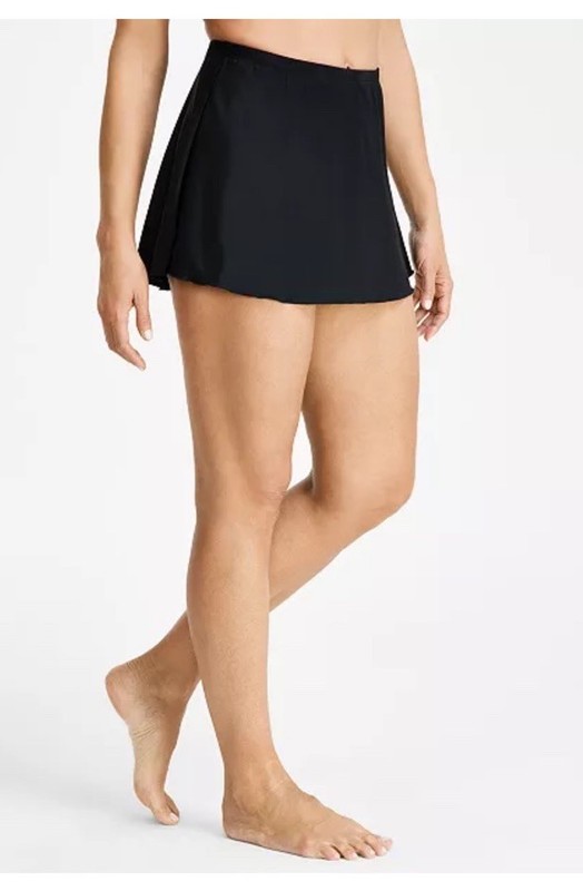 Miraclesuit Solid Skirted Bottom Black Women's Size 8 62019